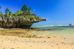 Pantai Indrayanti, Pantai Indah dengan Batu Karang & Tebing Eksotis di Jogja